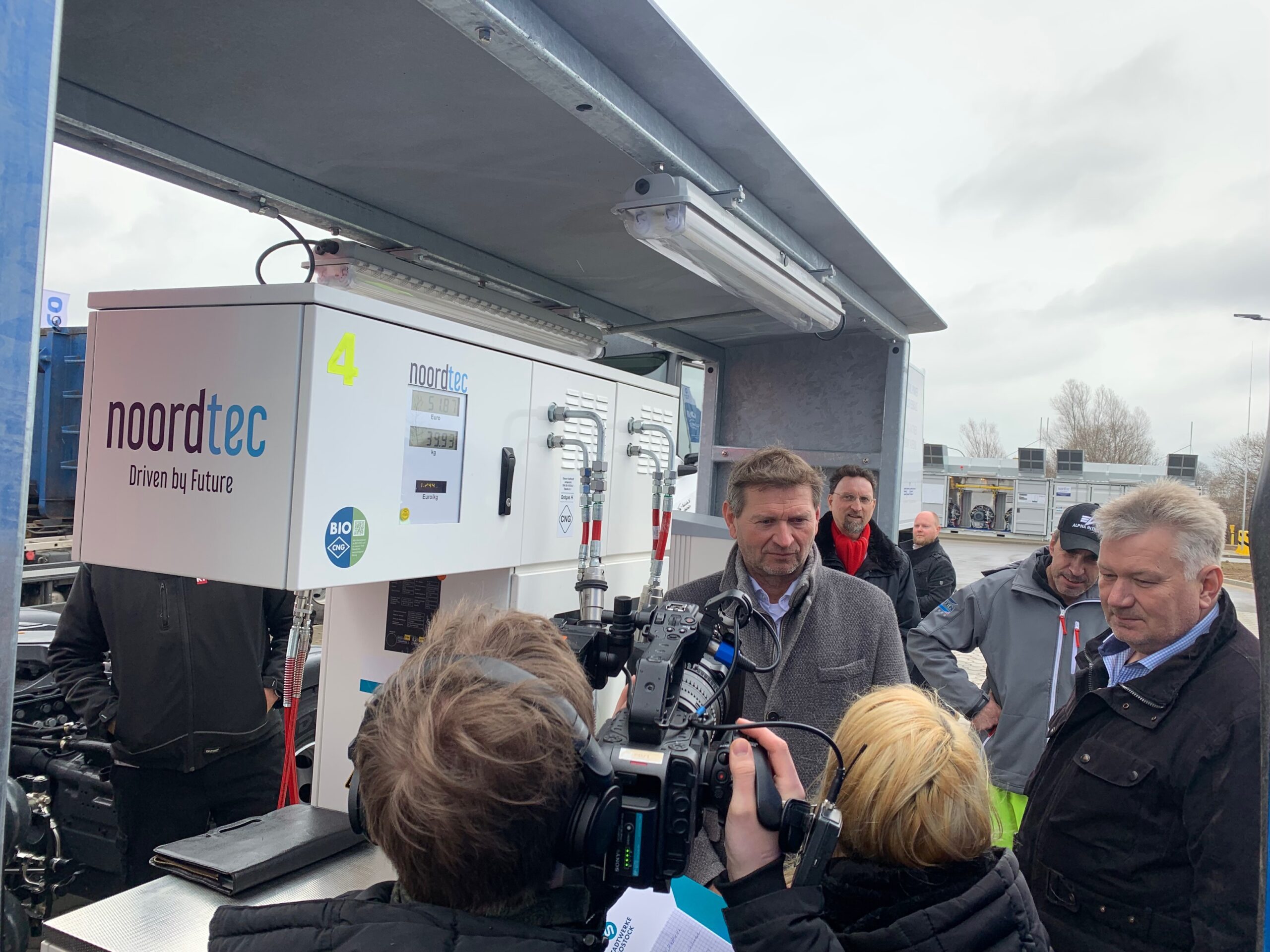 Eröffnung Noordtec BioCNG Tankstelle Stadtwerke Dummerstorf