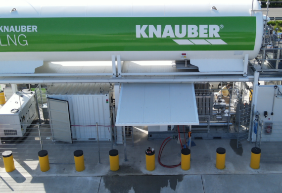 Inbetriebnahme LNG Tankstelle