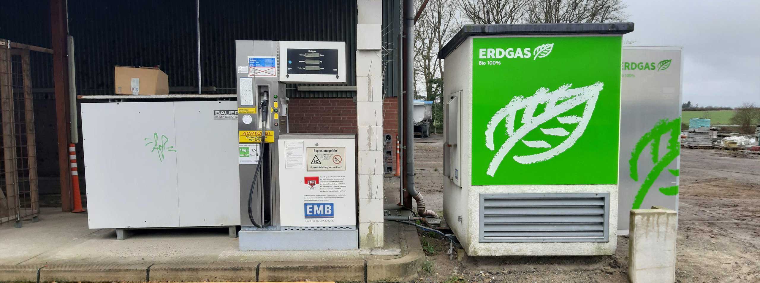 BioCNG Tankstelle von Noordtec in Seedorf