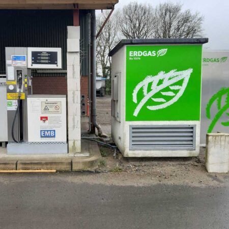 Biogastankstelle von Noordtec in Seedorf bei Zeven