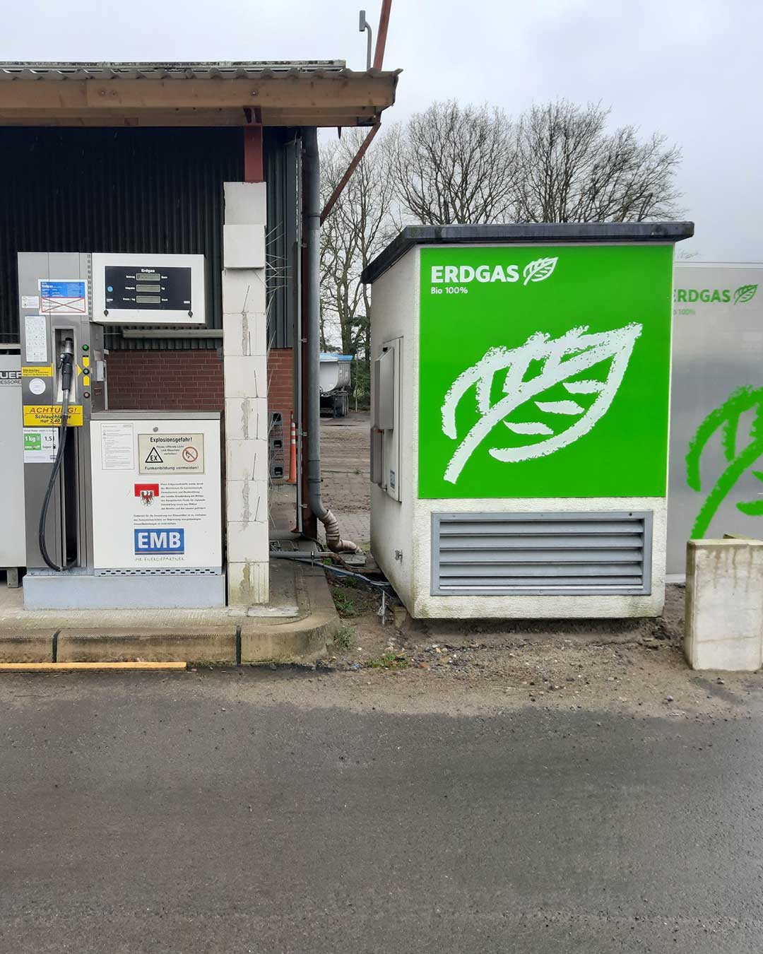 Biogastankstelle von Noordtec in Seedorf bei Zeven